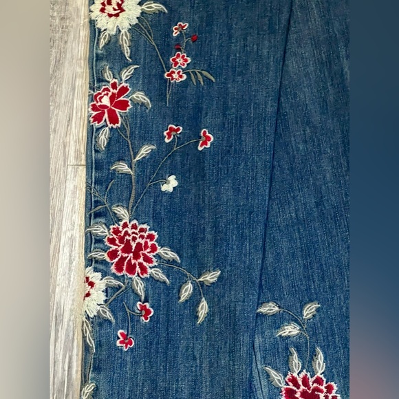 Soft Surroundings Embroidered Skinny Jean - Picture 2 of 8